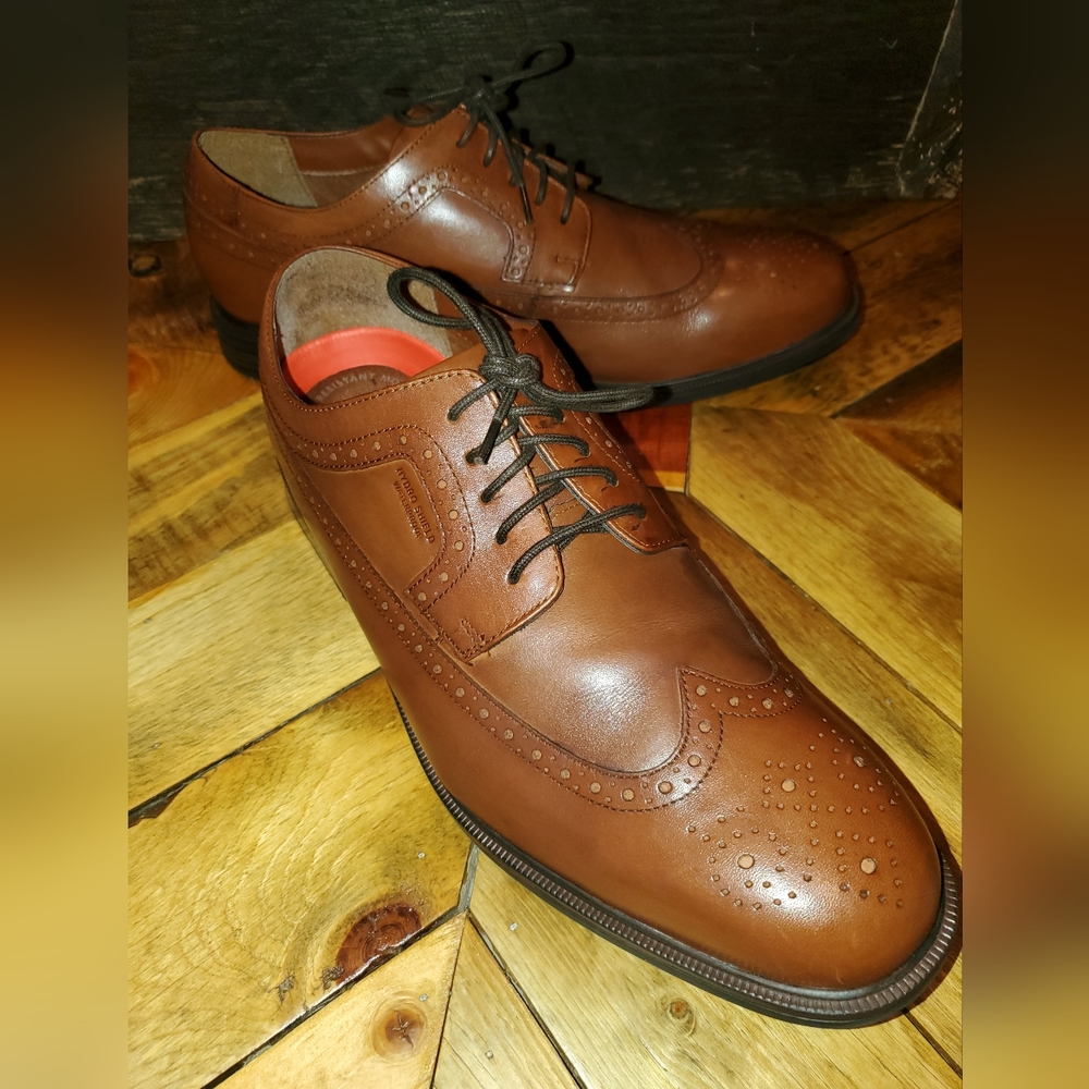 Rockport Wingtip Oxford Hydro Shield Waterproof Dress Shoes